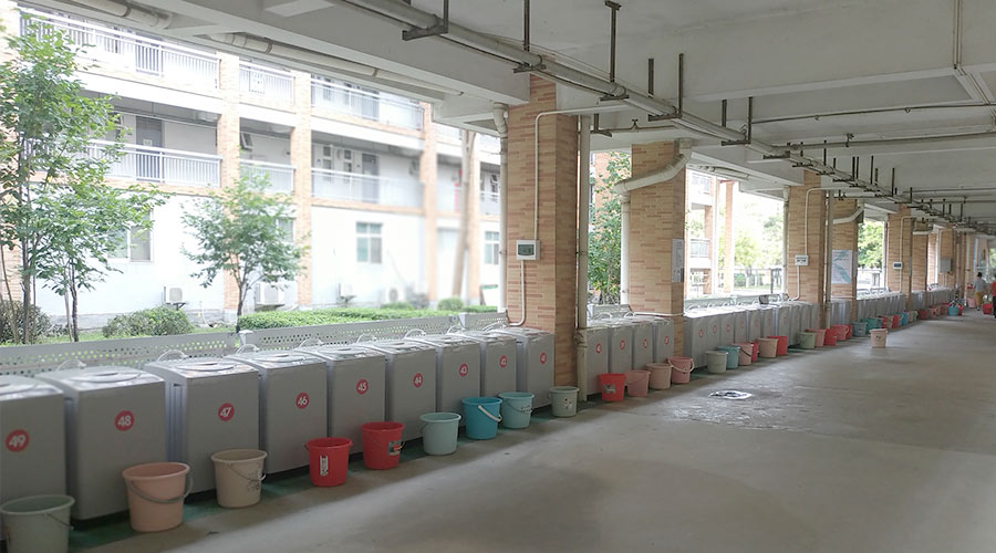 好評度高！江門一中學校又雙叒續(xù)單金環(huán)電器共享洗衣機