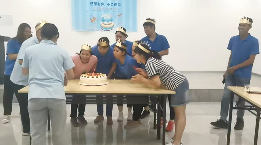 金環(huán)電器6月份員工生日會  美好如約而至！