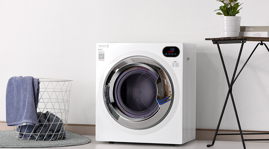 自然晾曬過的衣物灰塵多，家用衣物烘干機(jī)烘衣更干凈！