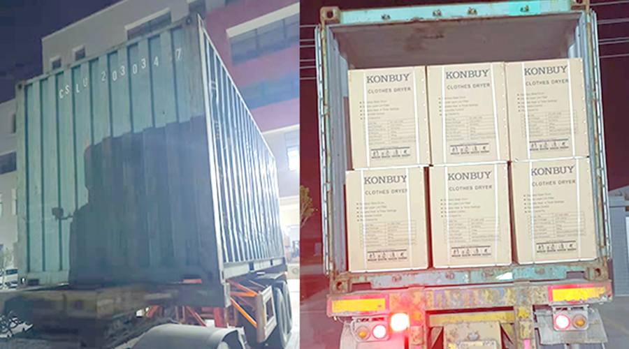 國(guó)內(nèi)外市場(chǎng)“兩開(kāi)花”！康標(biāo)滾筒干衣機(jī)出貨到國(guó)外