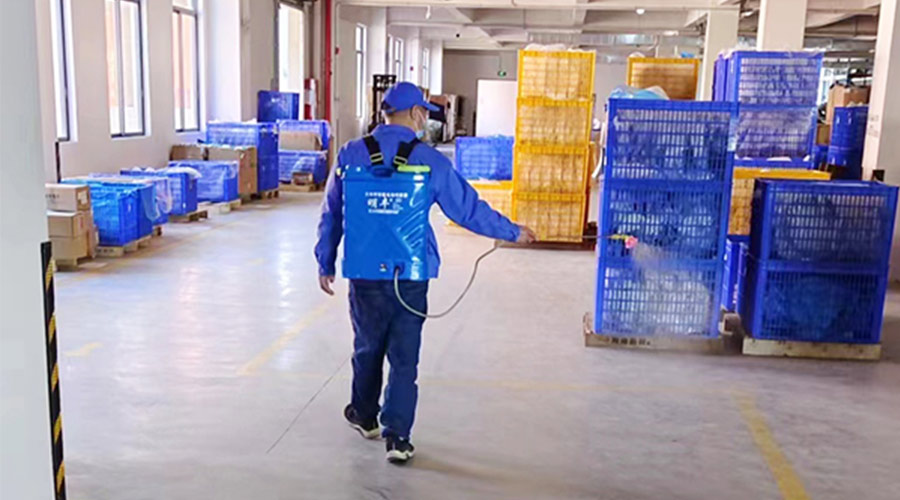 健康和安全放首位！金環(huán)電器全面開展工廠除菌工作