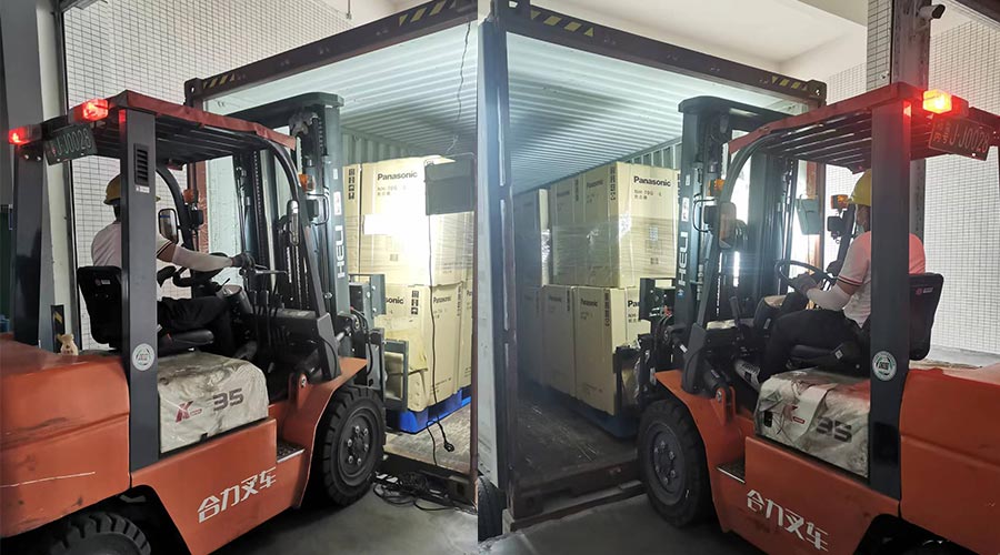 趕進(jìn)度加油干！ 迅速完成松下客戶的衣物烘干機(jī)出貨