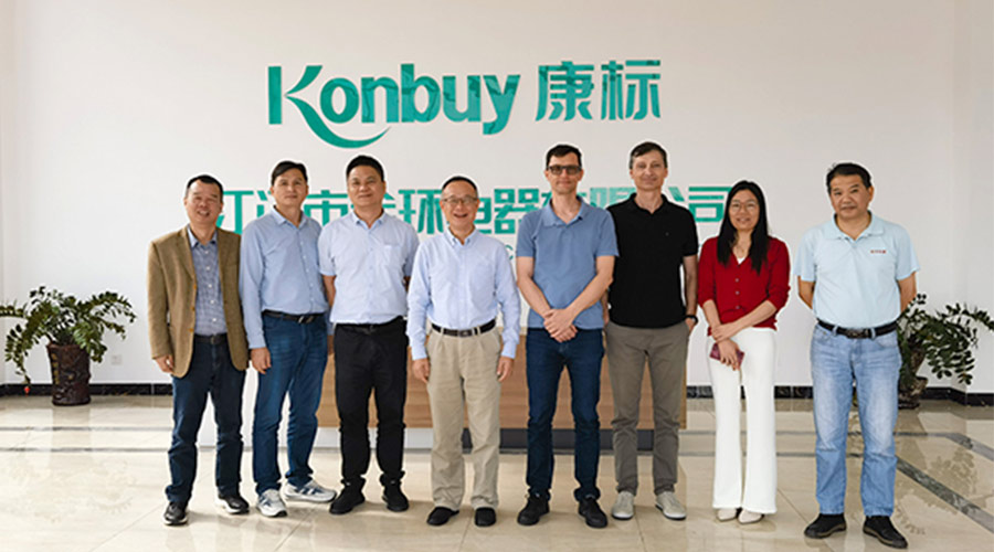 新項(xiàng)目對(duì)接！客戶伊萊克斯親臨金環(huán)電器參觀指導(dǎo)