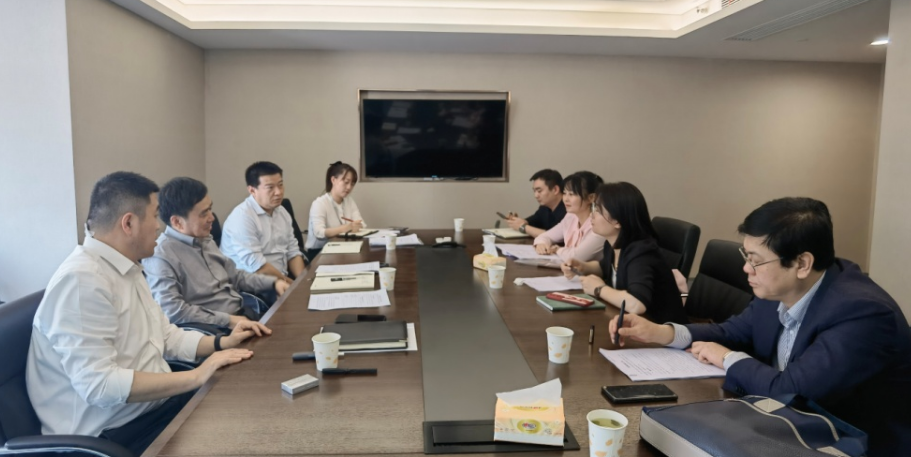 公司與經(jīng)開區(qū)管委會財政局、經(jīng)開渭發(fā)集團座談